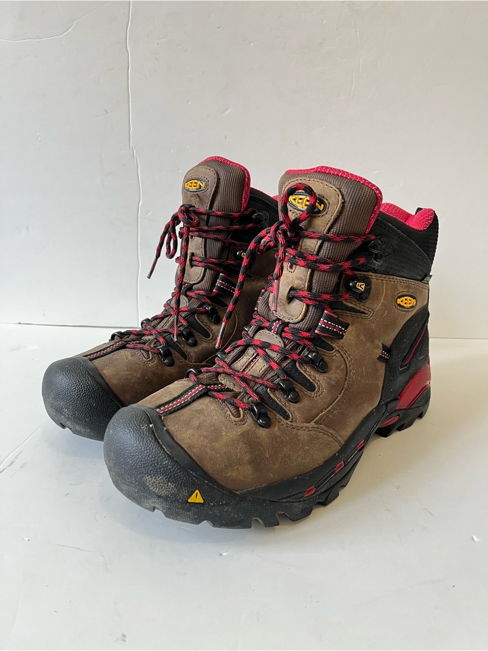 KEEN Utility Men's Pittsburgh 6" Waterproof Steel Toe Work Boots hiking size 9EE